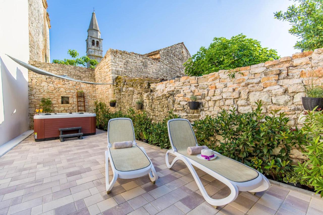 Casa Mario-Charming Stone House With Jacuzzi Villa Svetvincenat Ngoại thất bức ảnh